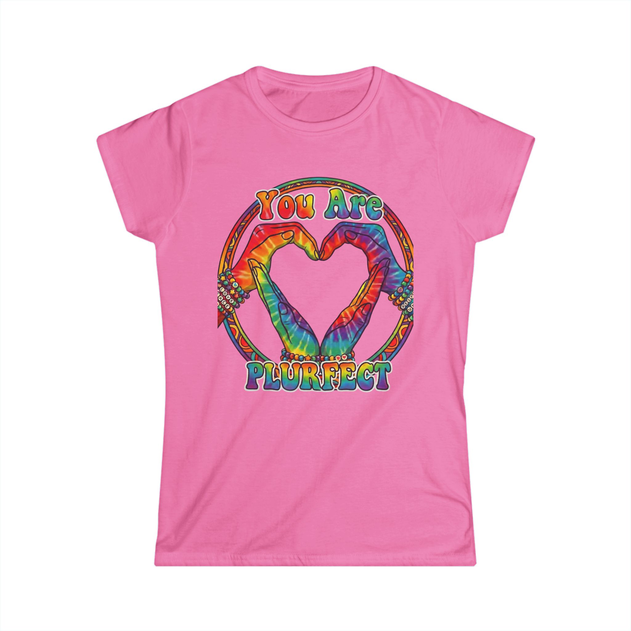 You Are Purrfect Rainbow Heart Tee — Women's Graphic Shirt - Image 10