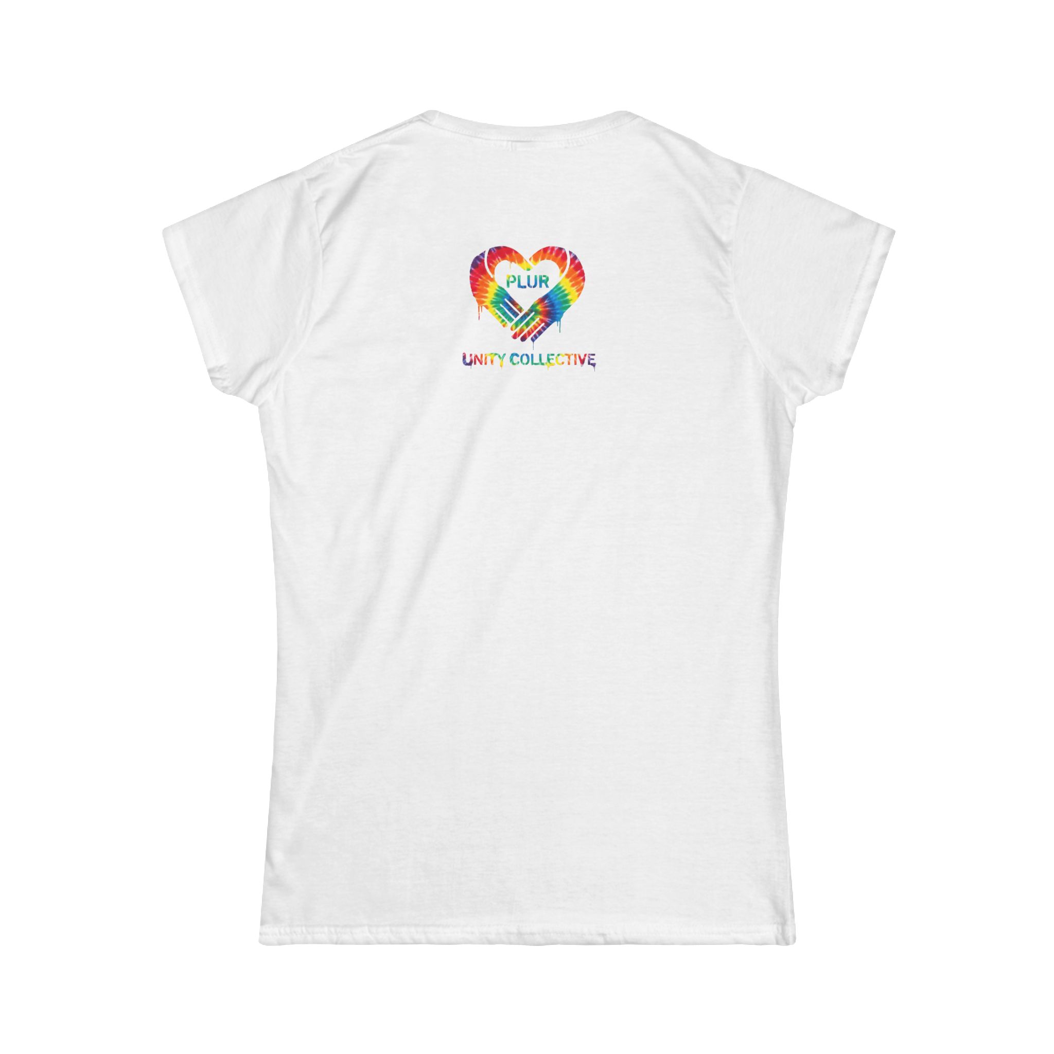 You Are Purrfect Rainbow Heart Tee — Women's Graphic Shirt - Image 2